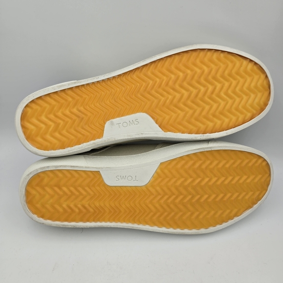 NWT TOMS Men's Leandro Brich/Admiral Blue Canvas/Pig Nubuck Lace-up Sneakers, 12 - Picture 13 of 16